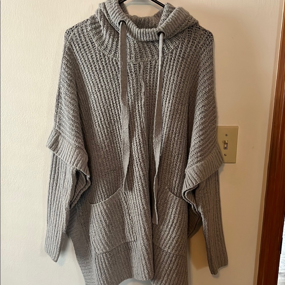 Cozy Gray Knit Sweater